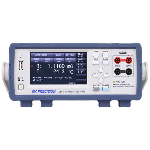 Ohmímetro digital - 2841 - B&K Precision - de bancada / 4 terminais / com correção automática da temperatura
