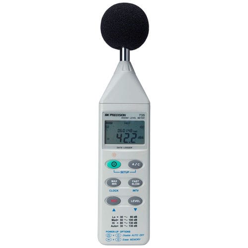 Sonômetro analisador - 735  - B&K Precision - classe 2 / com aquisição de dados / digital