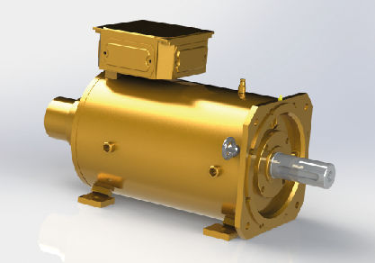 Motor síncrono - SY4 FLUID 160 - COMER S.r.l. - CA / 400 V / de ímãs permanentes