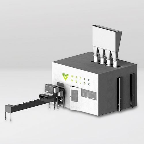 Encaixotadora para sacos com válvula - VELOSTAR - GREIF-VELOX Maschinenfabrik GmbH - contínua / para a indústria alimentícia / para materiais de construção