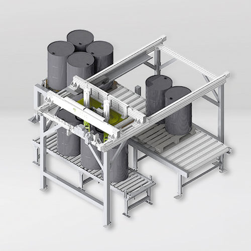 Paletizador e despaletizador tipo pórtico - GREIF-VELOX Maschinenfabrik GmbH - para materiais de construção / para produtos fitossanitários / para a indústria petroquímica