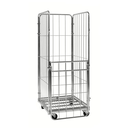 Container aramado com rodas com prateleiras - ROLS0050 - Italiana Contenitori Srl - metálico