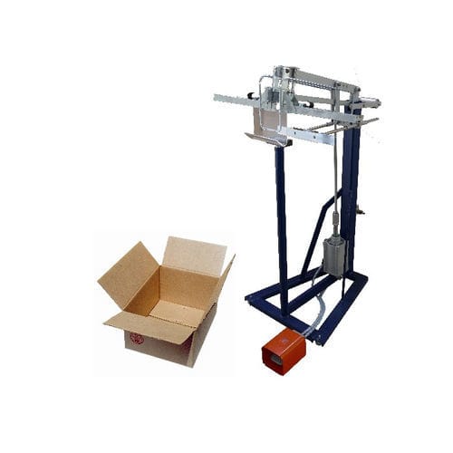 Máquina grampeadora para os fundos de caixas papelão - PERFECTA PEL 323 D - MEZGER Heftsysteme - pneumática / com pedal / com 2 cabeças