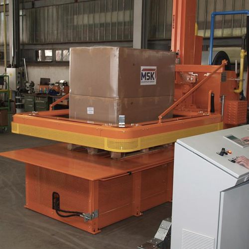 Aplicadora de filme com filme retrátil - Econotech - MSK - semiautomática / para materiais de construção / para a indústria alimentícia