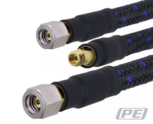 Cabo elétrico RF - PE3TC1220 series - Pasternack Enterprises, Inc. - coaxial / flexível