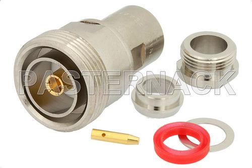 Conector RF - 7/16 series  - Pasternack Enterprises, Inc. - DIN / reto / circular