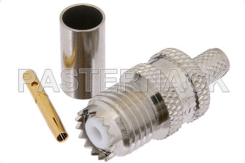 Conector UHF - Pasternack Enterprises, Inc. - radiofrequência / coaxial / reto