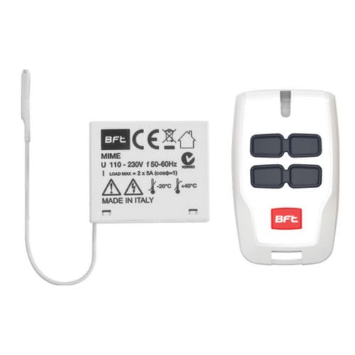 Receptor rádio - MIME AC KIT - BFT - para controle remoto / 433 MHz