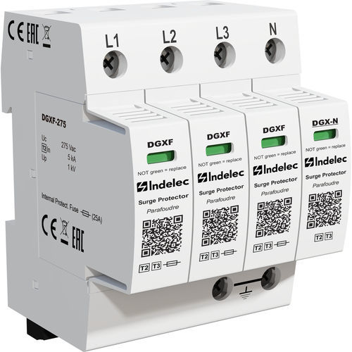 Dispositivo de proteção contra surtos de tipo 2 - DGX 275 C2 - Indelec - de tipo 3 / para fonte de alimentação / de varístor