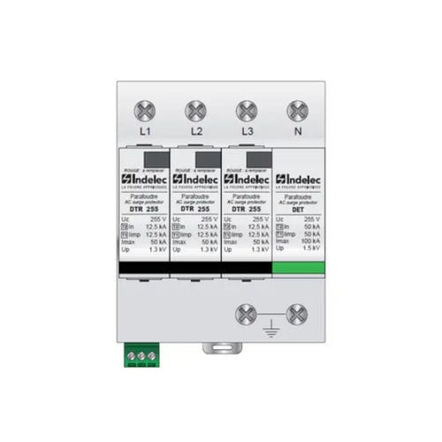 Dispositivo de proteção contra surtos de tipo 1 - DTR 255 C2 - Indelec - para transmissão de sinal / para redes de dados / para rede elétrica