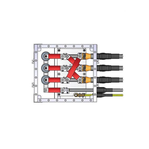 Caixa de conexão de parede - LB 68 - Brugg Kabel AG - à prova de água / em aço inoxidável / com prensa-cabos