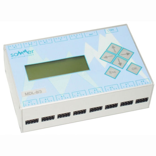 Registrador de dados de velocidade do ar - MDL 8/3  - SOMMER Messtechnik GmbH - GSM/GPRS / RS-232 / com display LCD