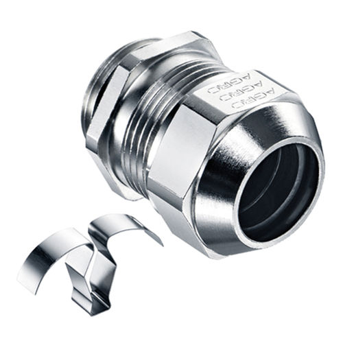 Prensa-cabo de blindagem CEM - AGE series  - TAKACHI Electronics Enclosure Co., Ltd. - em latão niquelado / IP68 / IP69K