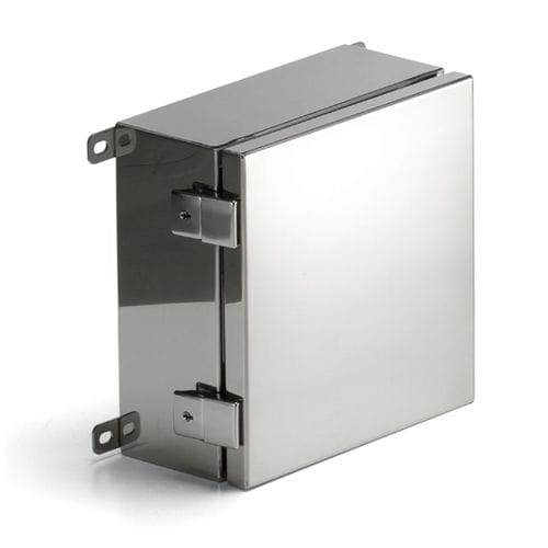 Caixa de parede - SLM series - TAKACHI Electronics Enclosure Co., Ltd. - retangular / em aço inoxidável / industrial