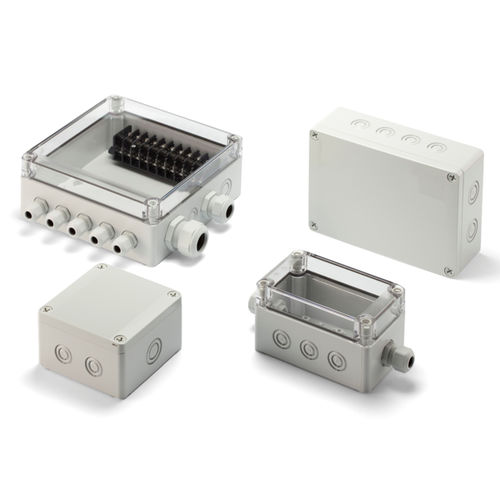 Caixa com pré-marcações métricas - SPCM series - TAKACHI Electronics Enclosure Co., Ltd. - de parede / retangular / quadrada