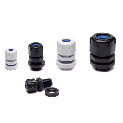 Prensa-cabo IP67 - RMW series - TAKACHI Electronics Enclosure Co., Ltd. - em PA / resistente a UV / resistente às intempéries