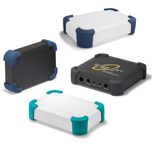 Caixa de montagem antichoque - PFG Series - TAKACHI Electronics Enclosure Co., Ltd. - de mesa / retangular / em silicone