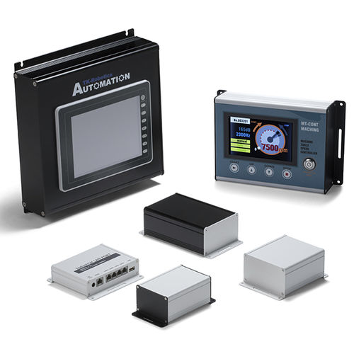 Caixa de montagem com flange - EXF series - TAKACHI Electronics Enclosure Co., Ltd. - de parede / retangular / em alumínio