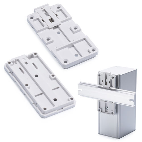 Suporte para armário - DRP series - TAKACHI Electronics Enclosure Co., Ltd. - de plástico / para trilho DIN / fixo