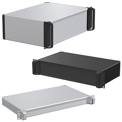 Caixa de montagem rack de 19" - AUR series - TAKACHI Electronics Enclosure Co., Ltd. - retangular / em alumínio / para contador de água