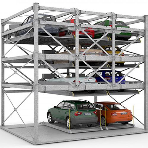 Plataforma para estacionamento multidirecional - Combiparker 556 - Otto Wöhr GmbH - multinível