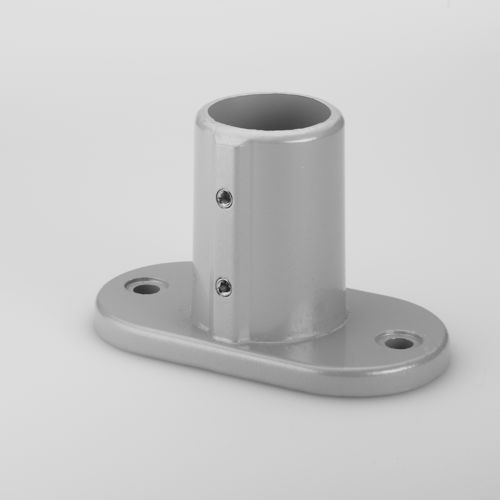 Conector para tubos redondos - 5043a - Ernst Brinck & Co. GmbH - em alumínio / com base para fixação no piso / de roscar