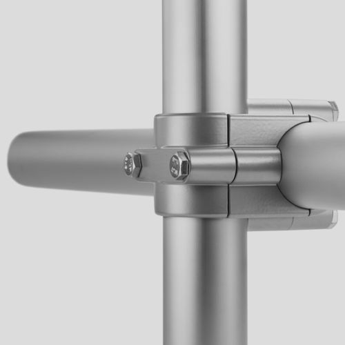 Conector de tubos cruzeta - 2226a - Ernst Brinck & Co. GmbH - em alumínio / de roscar