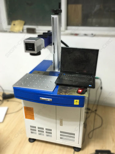 Máquina de marcação a laser - Jinan Sign CNC Equipment Co., Ltd - de materiais plásticos / de borracha / de cerâmica