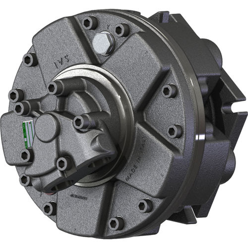 Motor hidráulico de pistões radiais - GM2 - SAI Motori Idraulici - de cilindrada fixa