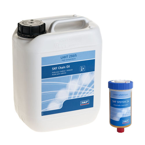 Óleo para altas temperaturas - LHHT 250 - SKF Maintenance,Lubrication and Power Transmission - de lubrificação / sintético / para corrente
