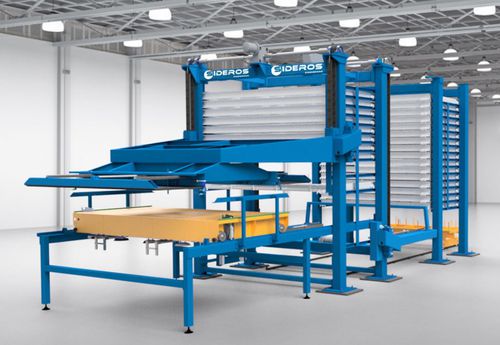 Sistema de carga e descarga para máquina de corte - Loadmaster  - SIDEROS Engineering - para placas / de vácuo / para sistema de organização