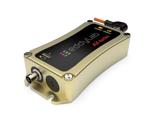 Sensor de posição sem contato mecânico - AX-turbo - eddylab GmbH - magnético-indutivo / por correntes de Focault / com saída analógica