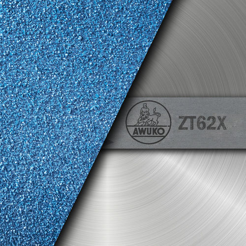 Lixa em coríndon de zircônio - ZT62X - AWUKO ABRASIVES Wandmacher GmbH & Co. KG - em algodão / para madeira / para metal