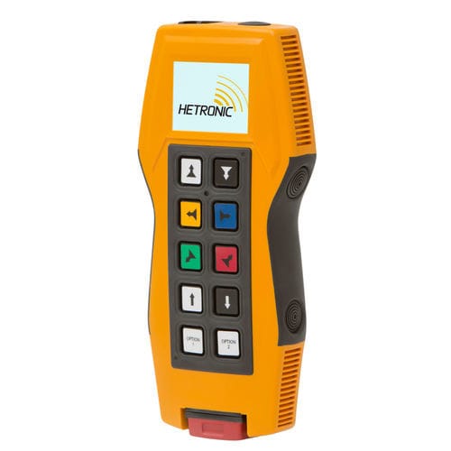 Rádio controle remoto - ERGO 120 MFSHL - Hetronic, Inc. - com botões / industrial / para ponte rolante