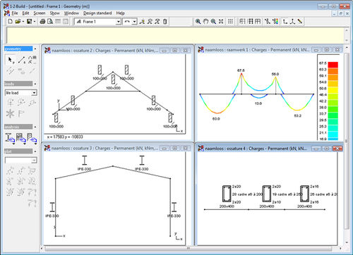Software de design - 1•2•Build - BuildSoft - para  edifícios / para estruturas metálicas / 2D