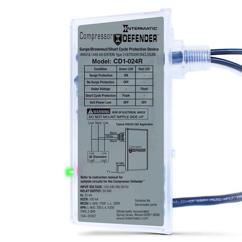 Dispositivo de proteção contra surtos de tipo 2 - CD1-024R - Grässlin by Intermatic - contra sobretensão / de exterior / de varístor