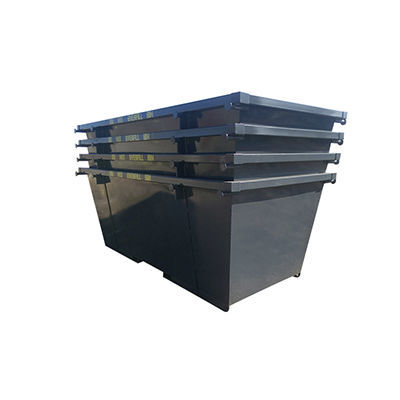 Caçamba de resíduos em aço - Fushun Ejet Magnetic Equipment Company - para resíduos volumosos