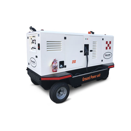 Grupo gerador de energia a diesel - D-AC120 - Bertoli - trifásico / rebocável / 400 Hz