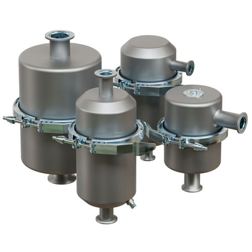 Carcaça de filtro de cartucho - VTL series - SOLBERG Filtration - de carvão ativado / para produtos químicos / em aço inoxidável