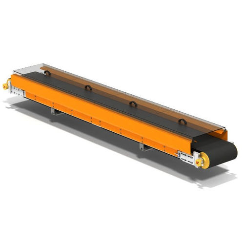 Correia transportadora modular - Compton srl - para a indústria de reciclagem / com rolos