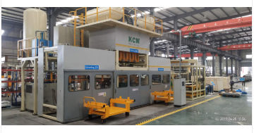 Formadora de caixa - KCM Machinery Manufacturing - automática / a vácuo / multiestações