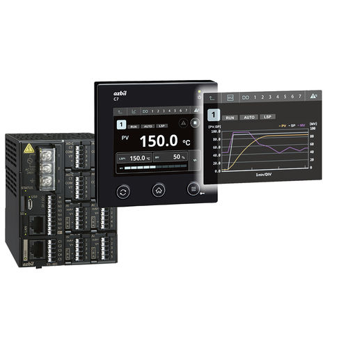 Controlador de temperatura vários loops - C7G - Azbil Europe NV - digital / compacto / via Ethernet