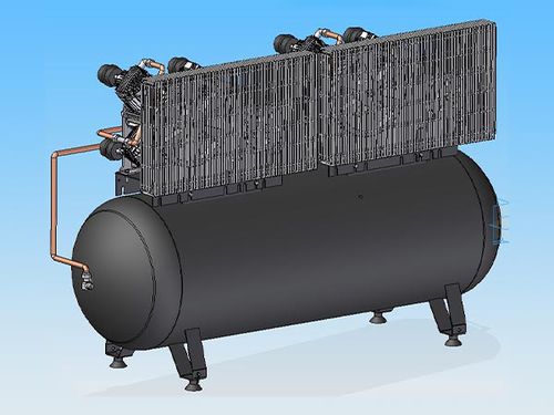 Compressor de pistão - TANK 200 C8 - ALCONAIR - de ar / elétrico / estacionário
