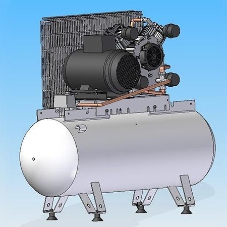 Compressor de pistão - 100 C4 - ALCONAIR - de ar / com motor elétrico / estacionário