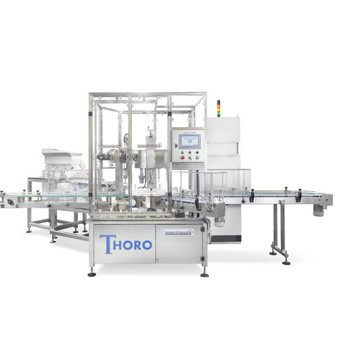 Tampadora-rosqueadora de tampas rotativa - THORO - Shemesh Automation Ltd - automática / para diversos tipos de recipientes / para tampas de rosca em plástico