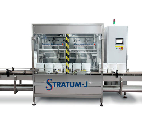 Envasadora automática - STRATUM- J  - Shemesh Automation Ltd - para baldes / de óleo / para bebidas
