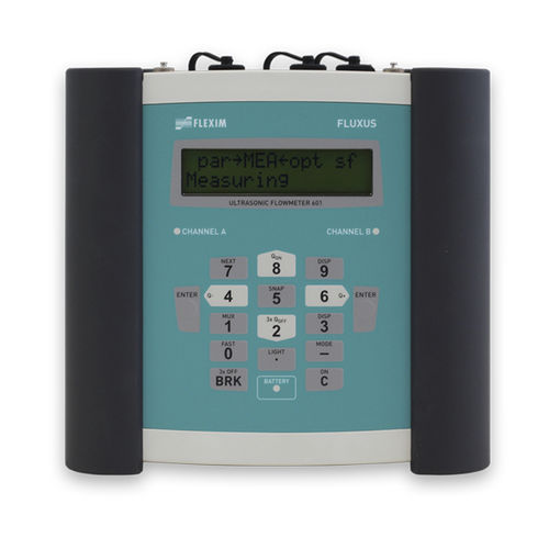 Medidor de vazão ultrassônico - FLUXUS G601 ST - EMERSON - FLEXIM - volumétrico / para vapor / clamp-on