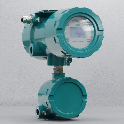 Medidor de vazão ultrassônico - FLUXUS G831 ST-HT - EMERSON - FLEXIM - volumétrico / para vapor / clamp-on