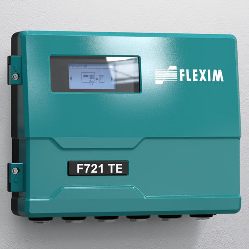 Medidor de vazão ultrassônico - FLUXUS F721TE - EMERSON - FLEXIM - volumétrico / para gás / clamp-on