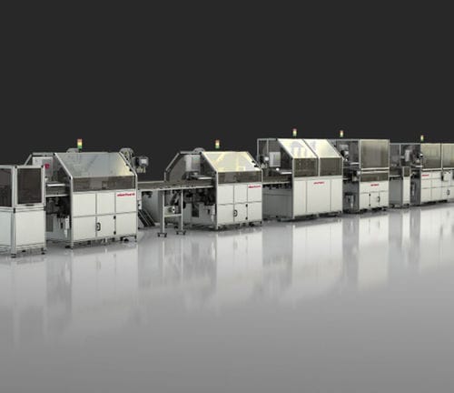 Linha de produção automática - Eberhard AG Automations- und Montagetechnik - modular